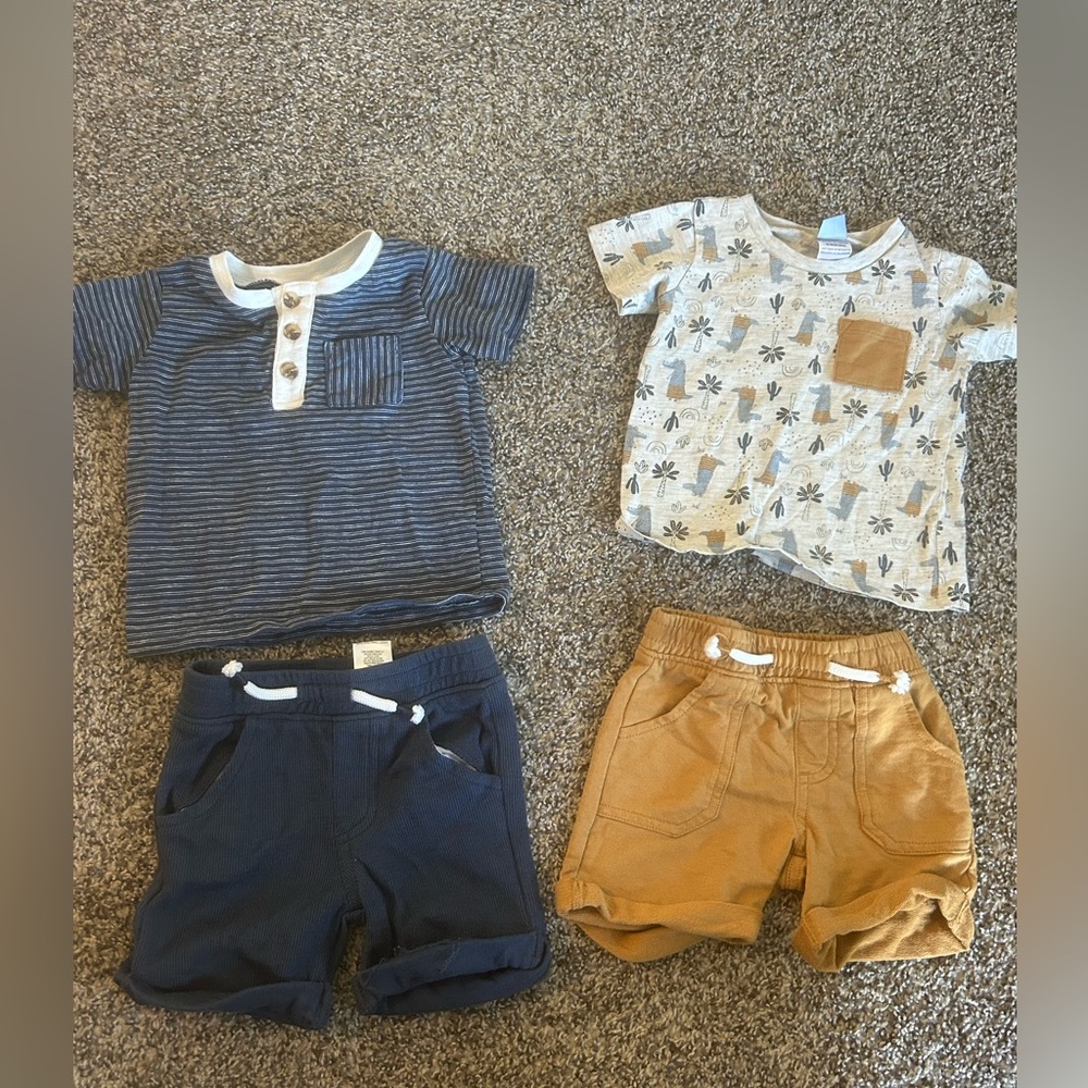 Charming Kids' T-Shirt and Shorts Duo - 12m